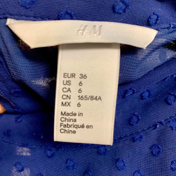 Blue Boss Lady Blouse! - Picture 4 of 4